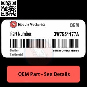 3W7951177A Sensor Control Module with Warranty | Bentley Continental | OEM Control Module