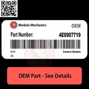 4E0907719 Control Module with Warranty | Audi A8 | OEM Control Module