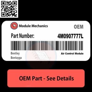 4M0907777L Air Control Module with Warranty | Bentley Bentayga | OEM Control Module