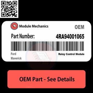 4RA940010-65 Relay Control Module OEM | Ford Maverick