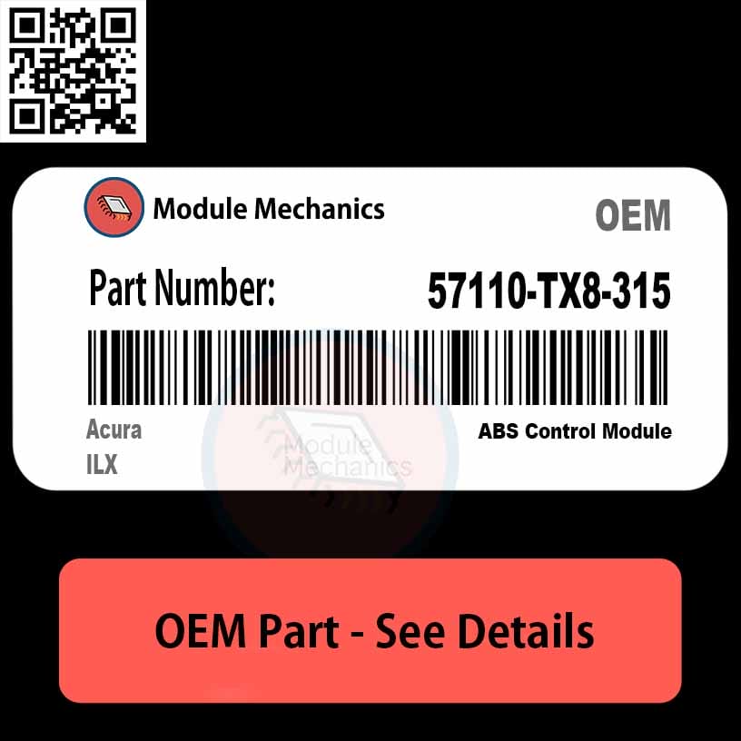 57110-TX8-315 ABS Control Module OEM | Acura ILX 57110-TX8-315 ABS Control Module OEM | Acura ILX