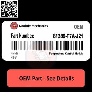 81289-T7A-J21 Temperature Control Module OEM | Honda HR-V