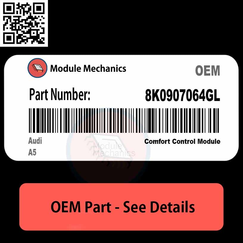 8K0907064GL Comfort Control Module with Warranty | Audi A5 | OEM Control Module 8K0907064GL Comfort Control Module with Warranty | Audi A5 | OEM Control Module