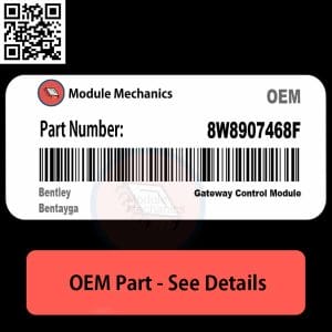 8W8907468F Gateway Control Module with Warranty | Bentley Bentayga | OEM Control Module