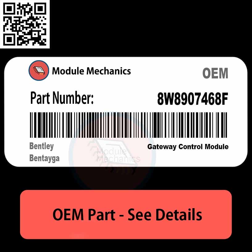 8W8907468F Gateway Control Module with Warranty | Bentley Bentayga | OEM Control Module 8W8907468F Gateway Control Module with Warranty | Bentley Bentayga | OEM Control Module