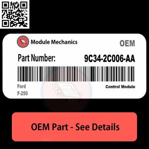 9C34-2C006-AA Control Module with Warranty | Ford F-250 | OEM Control Module