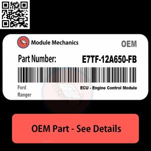 E7TF-12A650-FB ECU - Engine Control Module OEM | Ford Ranger