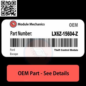 LX6Z-15604-Z Theft Control Module with Warranty | Ford Escape | OEM Control Module
