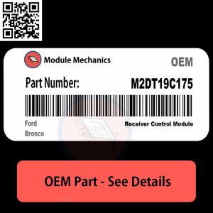 M2DT19C175 Receiver Control Module with Warranty | Ford Bronco | OEM Control Module