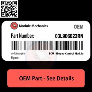 03L906022RN part for Volkswagen Tiguan, showcasing its design and features for automotive enthusiasts.