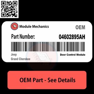 04602895AH Door Control Module with Warranty | Jeep Grand Cherokee | OEM Control Module