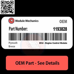 1193828 ECU - Engine Control Module OEM | Plymouth Breeze