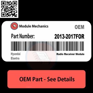2013-2017FOR Radio Receiver Module with Warranty | Hyundai Elantra | OEM Control Module