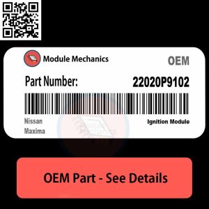 22020P9102 Ignition Module OEM | Nissan Maxima
