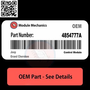 4854777A Control Module with Warranty | Jeep Grand Cherokee | OEM Control Module