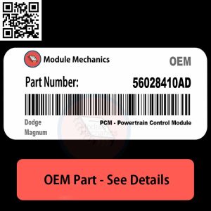 Close-up view of a 56028410AD part for Dodge Magnum, highlighting its detailed design and features.