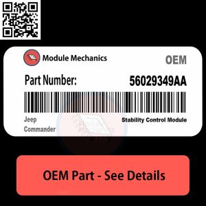 56029349AA Stability Control Module with Warranty | Jeep Commander | OEM Control Module