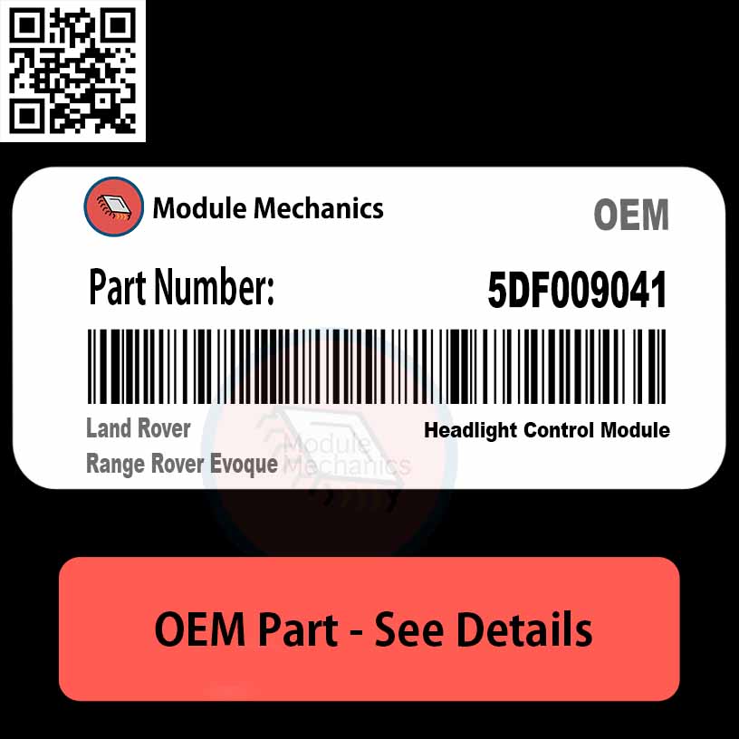 5DF009041 Headlight Control Module with Warranty | Land Rover Range Rover Evoque | OEM Control Module 5DF009041 Headlight Control Module with Warranty | Land Rover Range Rover Evoque | OEM Control Module