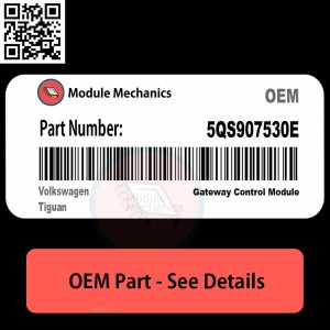 5QS907530E part for Volkswagen Tiguan, showcasing its design and features for automotive repair.