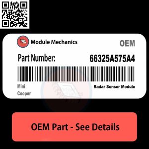 66325A575A4 Radar Sensor Module with Warranty | Mini Cooper | OEM Control Module