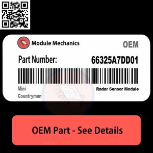 66325A7DD01 Radar Sensor Module with Warranty | Mini Countryman | OEM Control Module