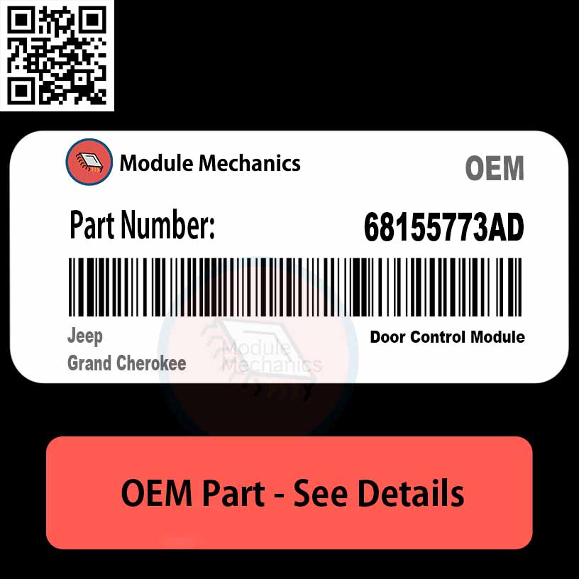 68155773AD Door Control Module with Warranty | Jeep Grand Cherokee | OEM Control Module 68155773AD Door Control Module with Warranty | Jeep Grand Cherokee | OEM Control Module