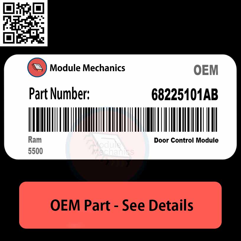 68225101AB Door Control Module with Warranty | Ram 5500 | OEM Control Module 68225101AB Door Control Module with Warranty | Ram 5500 | OEM Control Module