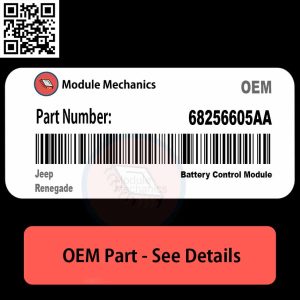 68256605AA Battery Control Module with Warranty | Jeep Renegade | OEM Control Module
