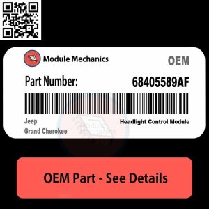 68405589AF Headlight Control Module with Warranty | Jeep Grand Cherokee | OEM Control Module
