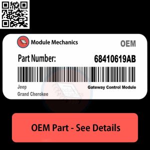 68410619AB Gateway Control Module with Warranty | Jeep Grand Cherokee | OEM Control Module