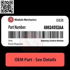 68624552AA Gateway Control Module with Warranty | Jeep Grand Wagoneer | OEM Control Module