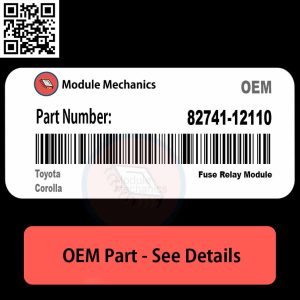 Close-up view of a Toyota Corolla engine part, showcasing its intricate design and details for automotive enthusiasts.