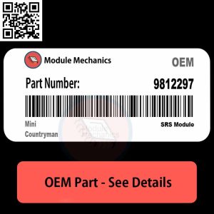 9812297 SRS Module with Warranty | Mini Countryman | OEM Control Module