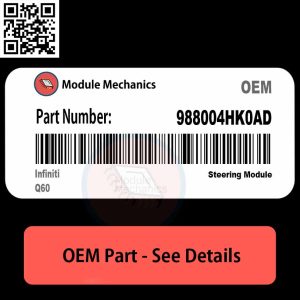 988004HK0AD Steering Module with Warranty | Infiniti Q60 | OEM Control Module