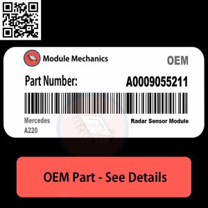 A0009055211 part for Mercedes A220, showcasing detailed design and features for automotive repair.