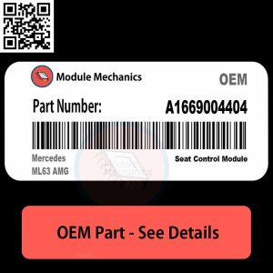 A1669004404 part for Mercedes ML63 AMG, showcasing the component's design and details.