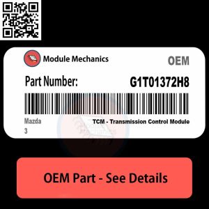 Mazda3 G1T01372H8 part displayed on a white background, showcasing its design and features.