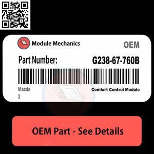 G23867760B part for Mazda 2, showcasing its design and features for automotive applications.