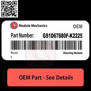 GS1D67880FK2225 part for Mazda6, showcasing its design and specifications for automotive applications.