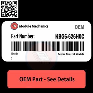 KBG6626H0C part for Mazda5, showcasing its design and compatibility with the vehicle model.