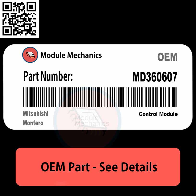 MD360607 Control Module OEM | Mitsubishi Montero MD360607 Control Module OEM | Mitsubishi Montero
