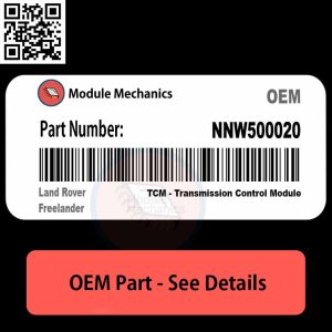 NNW500020 TCM - Transmission Control Module with Warranty | Land Rover Freelander | OEM Control Module