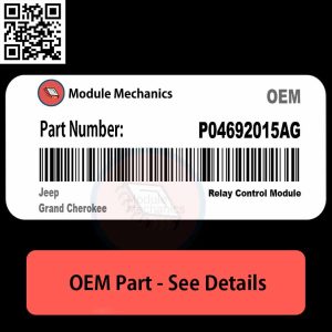 P04692015AG Relay Control Module with Warranty | Jeep Grand Cherokee | OEM Control Module