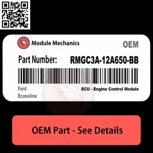 Ford Econoline RMGC3A12A650BB module displayed on a clean background, highlighting its design and functionality.