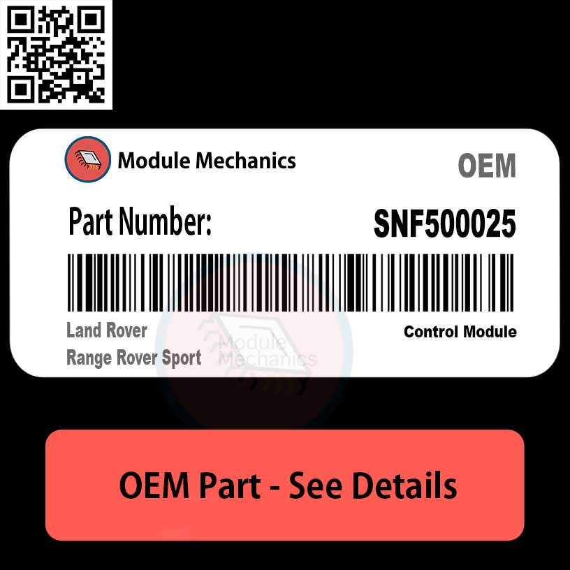 SNF500025 Control Module with Warranty | Land Rover Range Rover Sport | OEM Control Module SNF500025 Control Module with Warranty | Land Rover Range Rover Sport | OEM Control Module
