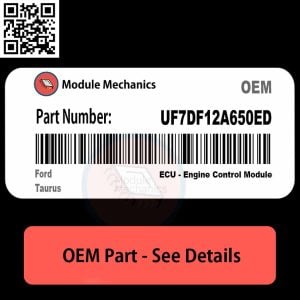 UF7DF12A650ED ECU with PROGRAMMING - VIN & Security | Ford Taurus  | ECM PCM Engine Control Computer OEM