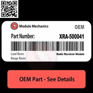 XRA-500041 Radio Receiver Module with Warranty | Land Rover Range Rover | OEM Control Module