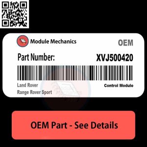 XVJ500420 Control Module with Warranty | Land Rover Range Rover Sport | OEM Control Module