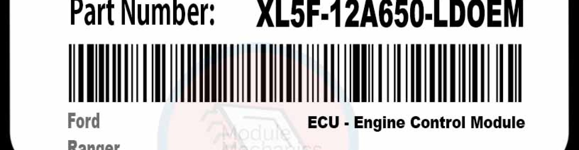 Ford Ranger XL5F12A650LDOEM module showing detailed electronic components and connectors.